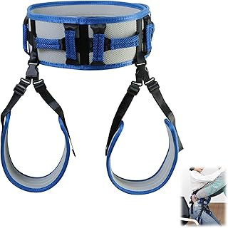 Cinto de transferência para idosos cinto de transferência acolchoado suave com alças estilingue de transferência para idosos ajuda de elevação ergonómica (#1)