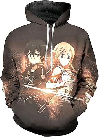 ISaikoy Anime Sword Art Online Sweatshirt Fleeces Hoodie Jacket Hoody Pullovers Costume