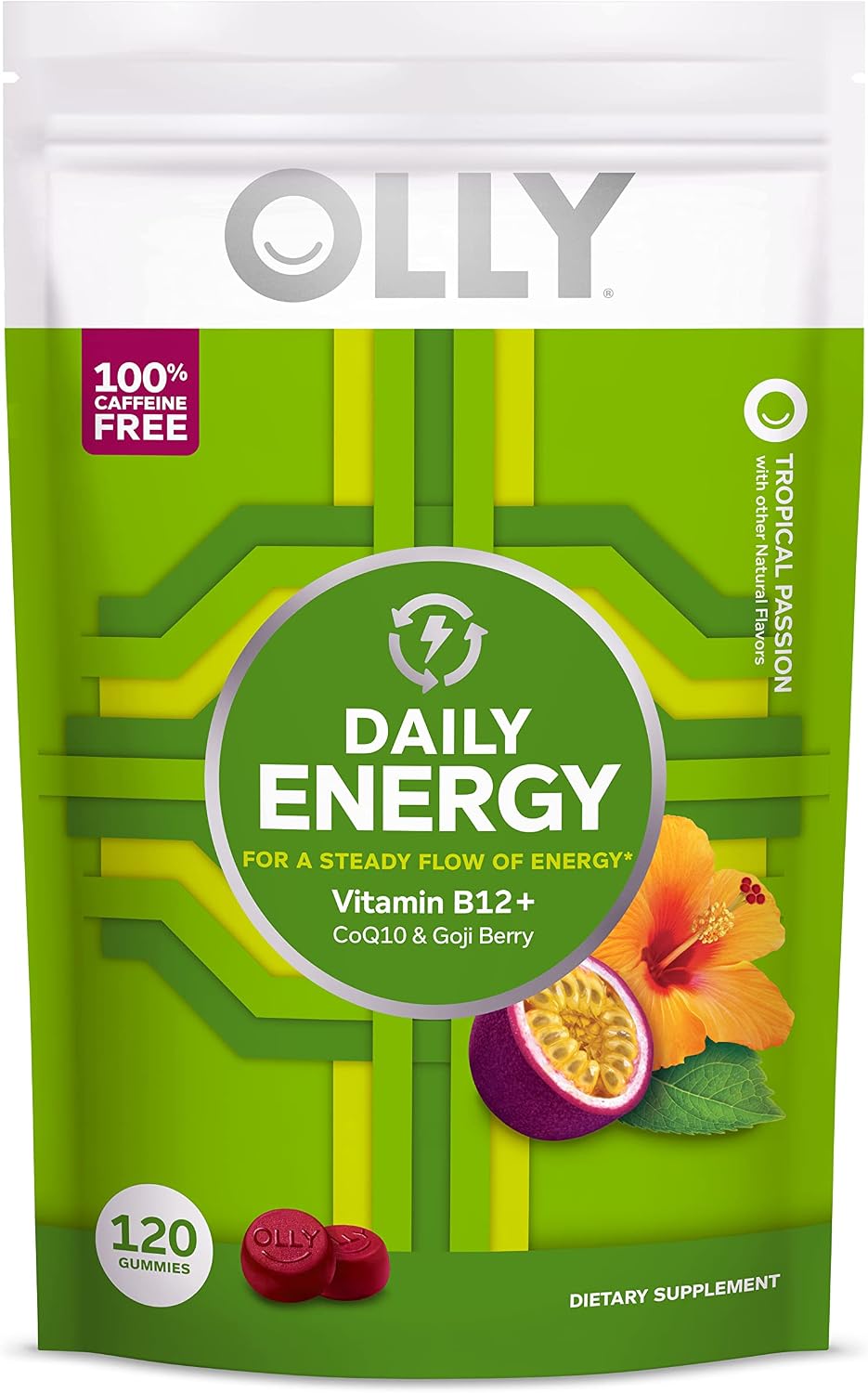 10 Best Vitamin B12 Gummies for Adults 6 OLLY Daily Energy Gummy, Caffeine Free