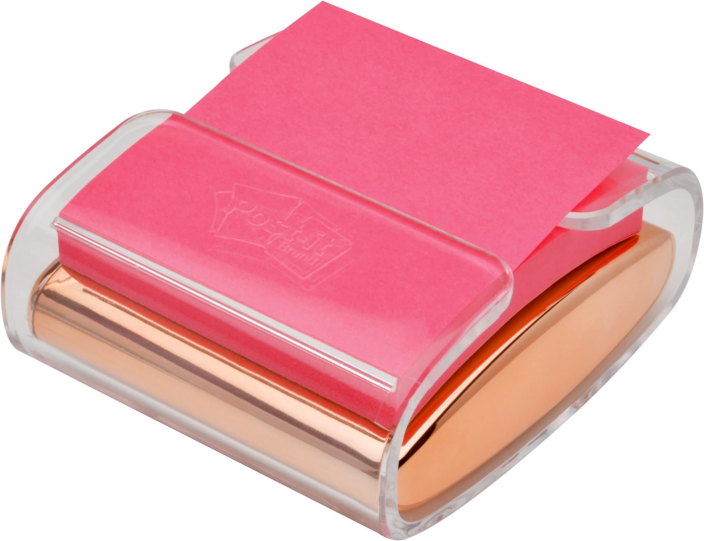Post-It Pop-Up Note Dispenser, Rose Gold, 3 X In, 1 Dispenser/Pack (Wd-330-Rg)