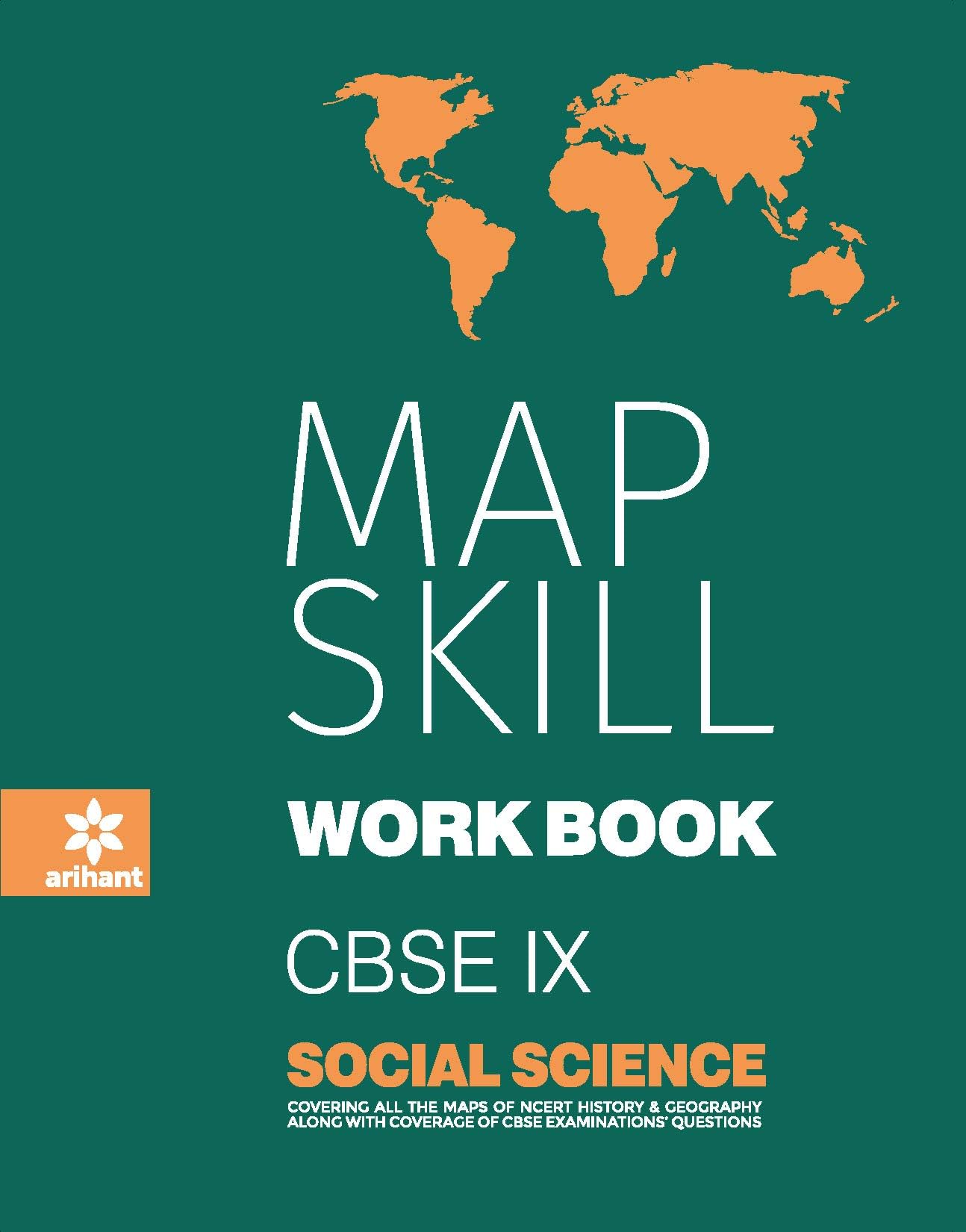 Map Skill Workbook Social Science Class 9th (English Edition)