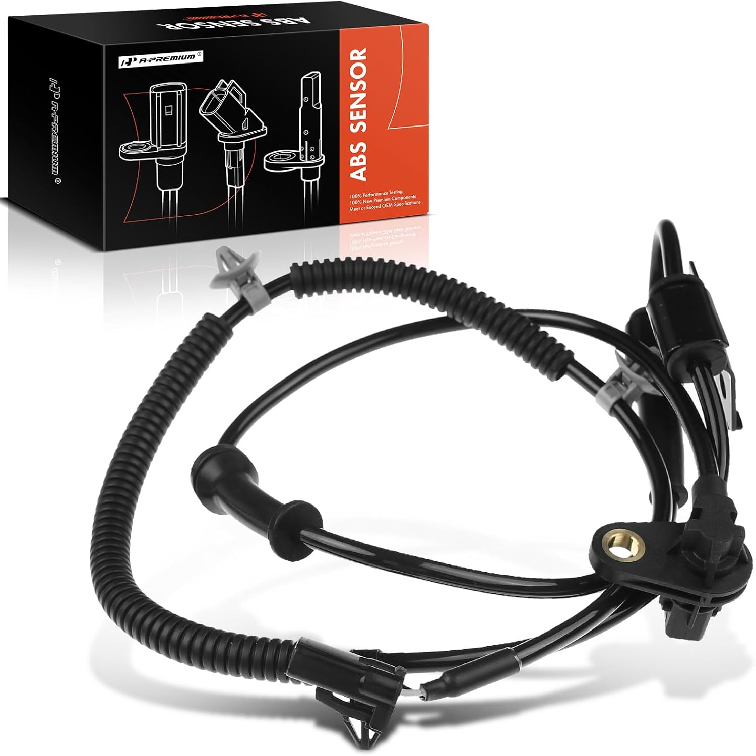 A-Premium ABS Wheel Speed Sensor Compatible with Kia Models - Sorento 2011-2012, 2.4L/3.5L, Sport Utility - Front Left Driver Side, Replace# 95670-2P000, 956702P000