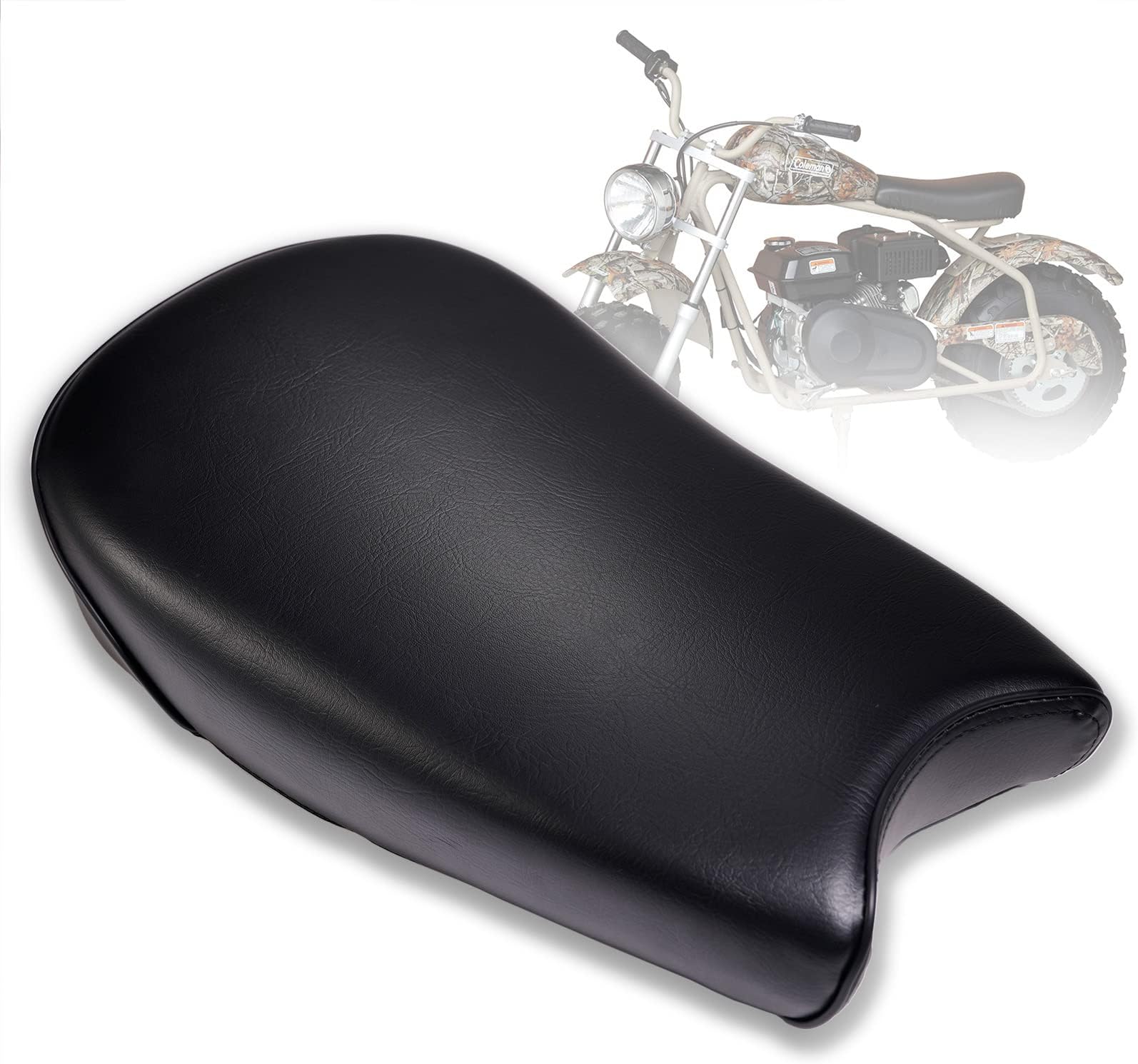 Upgraded 15'' Seat for Coleman ct200uex Mini bike 196cc, Hisun ct200u-ex 200cc Trail bike Cushion Replacement parts