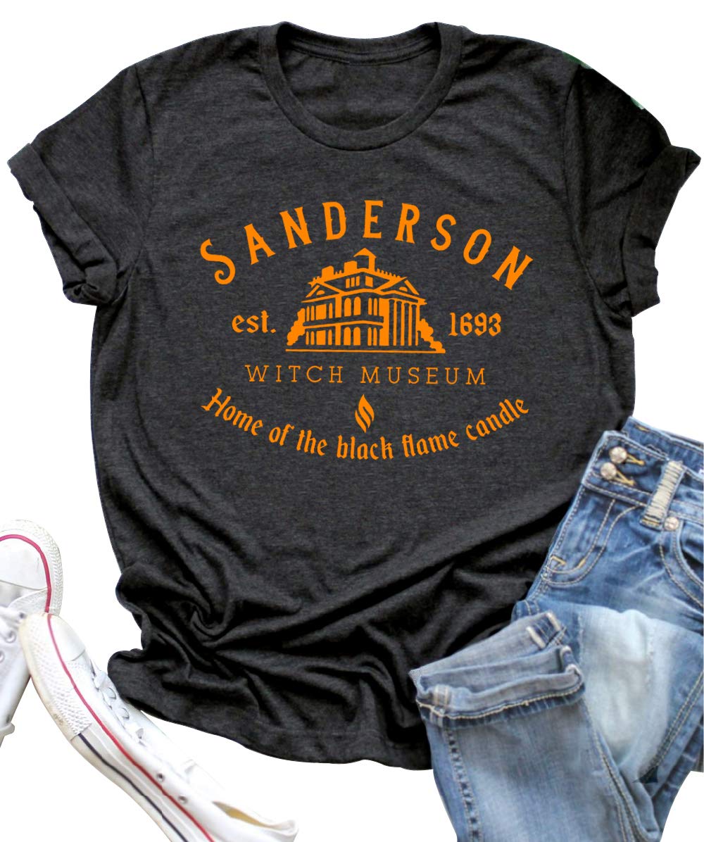 Halloween T Shirt Sanderson Sisters Bed and Breakfast Funny Letter Print Women Short Sleeve Graphic Tees Tops