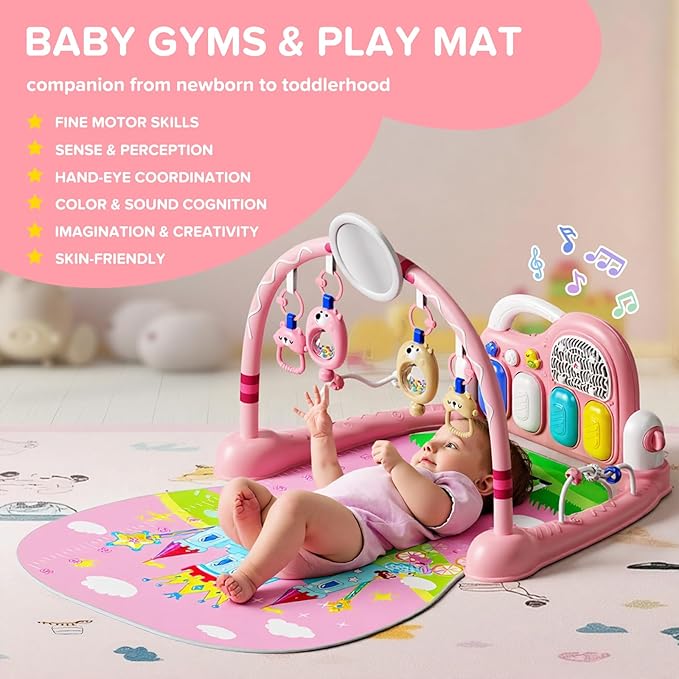 Baby Play Mat Kick and Play Piano Gym miniatura 2