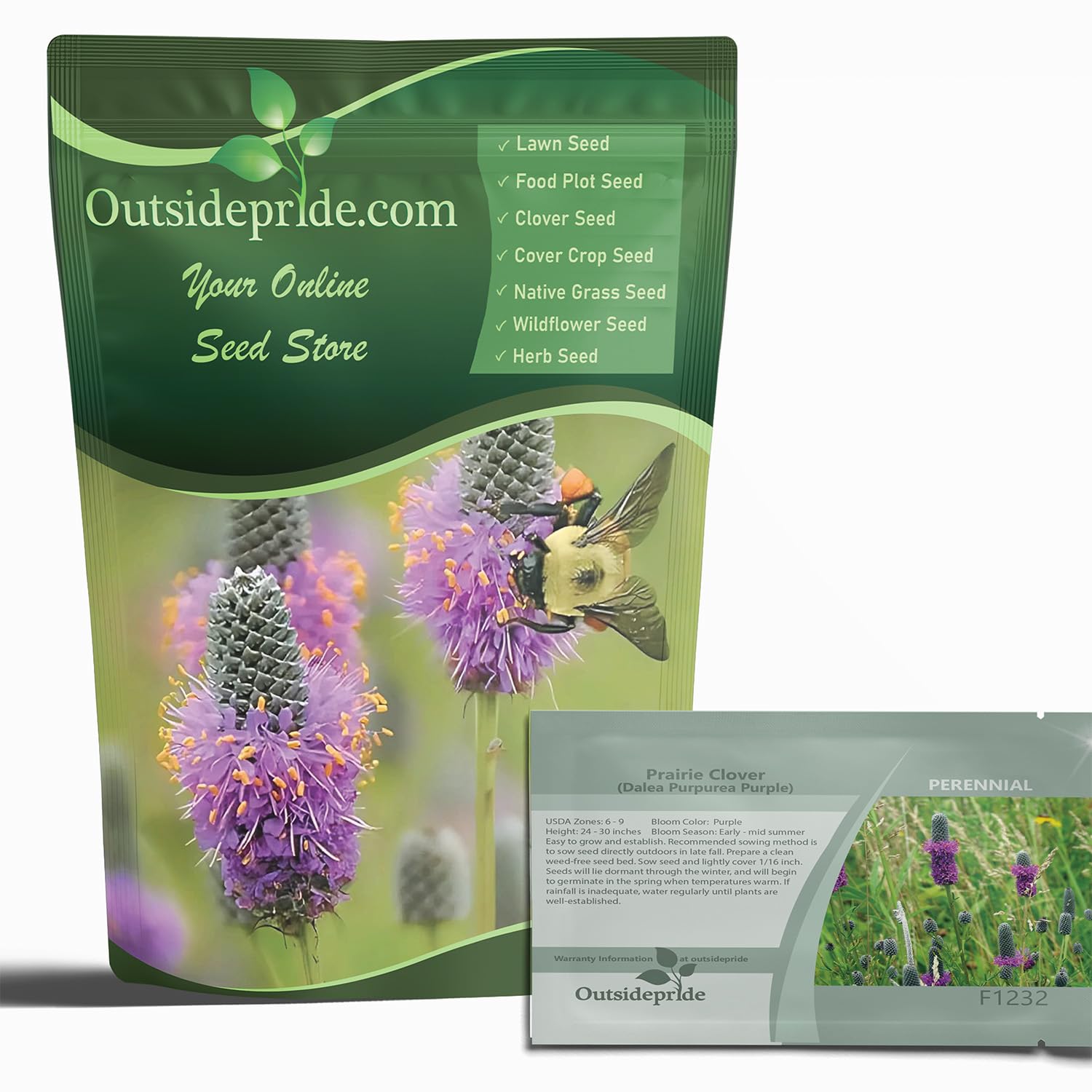 Outsidepride Purple Prairie Clover Seeds