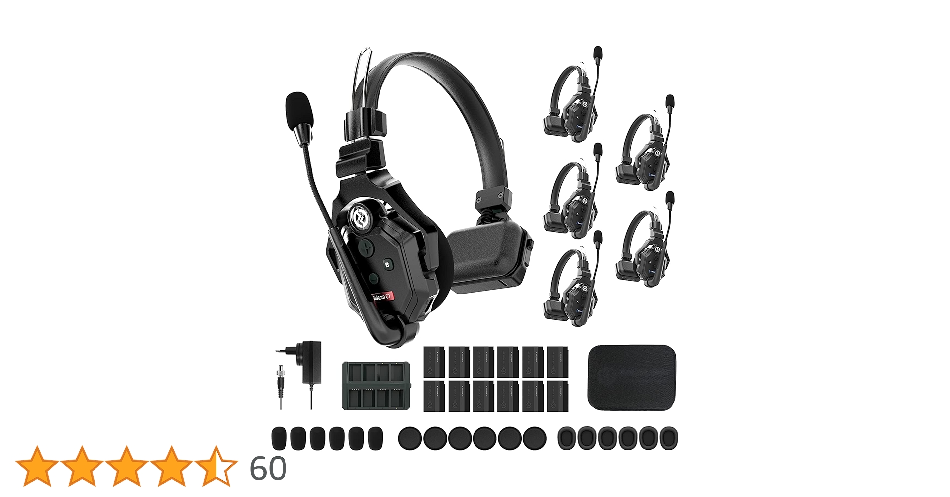 Amazon.co.jp: Hollyland Solidcom C1-6S ワイヤレスインカム 6