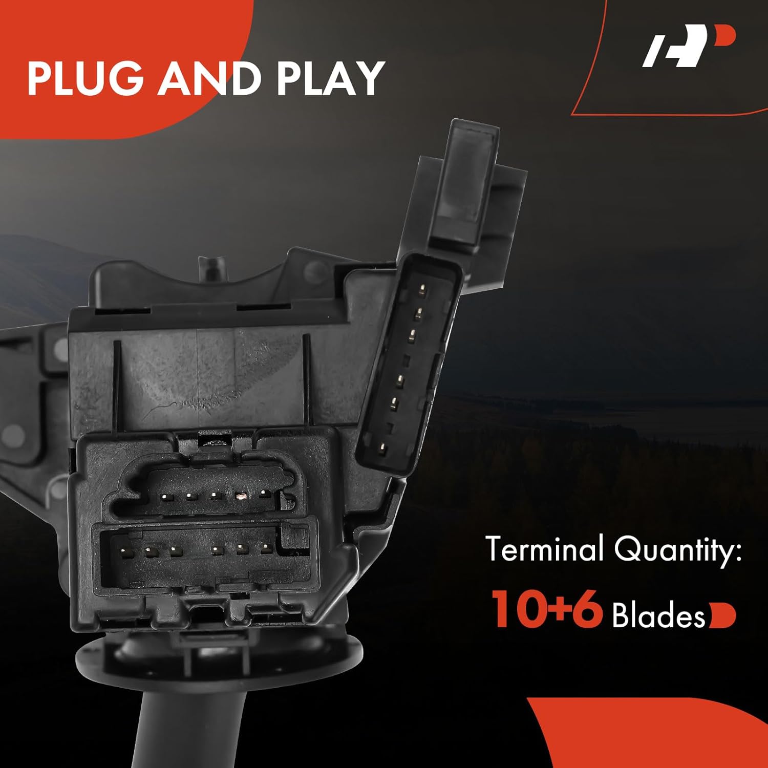 A-Premium Turn Signal Switch, Windshield Wiper Multifunction Switch Compatible with Buick, Cadillac, Chevrolet, Pontiac & Saturn Models - Lacrosse, Lucerne, Terraza, DTS, Uplander, Montana, Relay