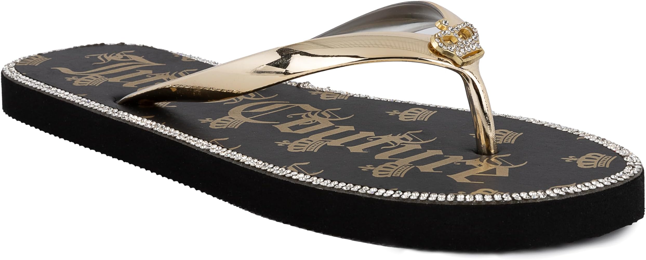 Juicy Couture Women's Flip Flops – Lightweight Beach Sandals, Casual Shower & Pool Slides