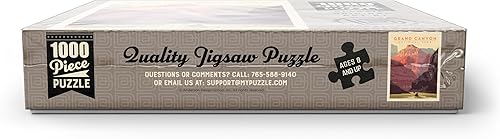 Miniatura 10 de Parque Nacional del Gran Cañón Kayak, póster vintage, rompecabezas de 1000 piezas para adultos