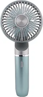 ib プレミアムハンディファン AUREA FAN 静音 ダブルファン搭載 大風量 風量4段階調整 USB Type-C 携帯扇風機 グリーン