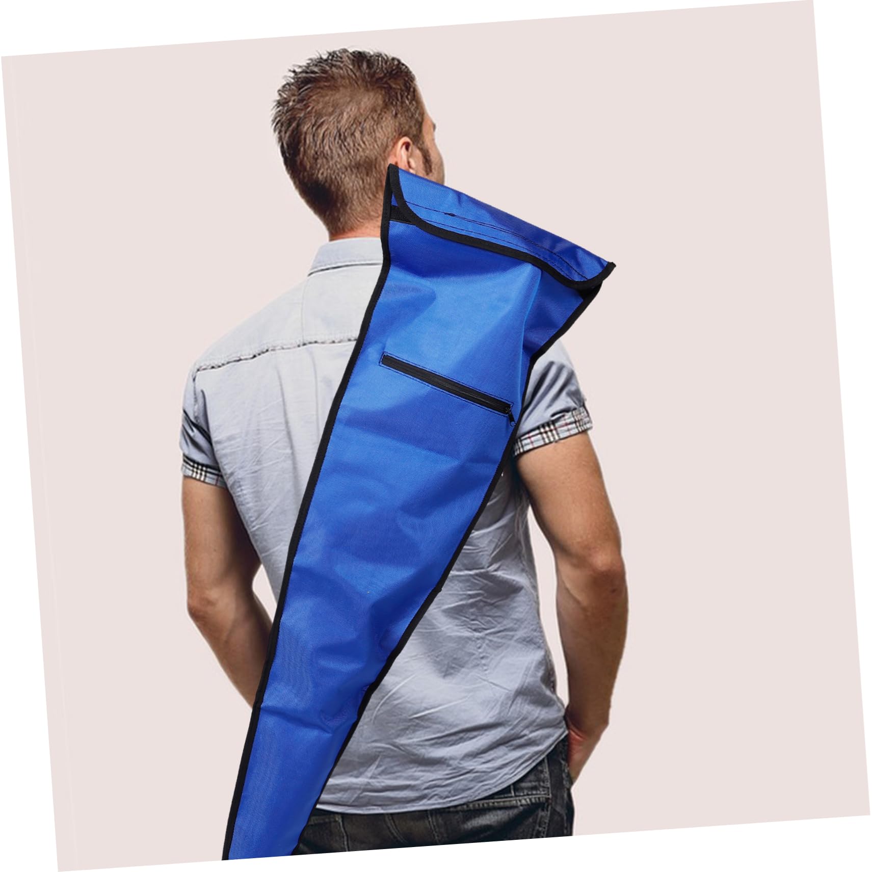 Happyyami Sacca Scherma Doppia Oxford Blu, Pratica e Compatta, Spazio Indipendente per 2 Spade, per Allenamento Outdoor