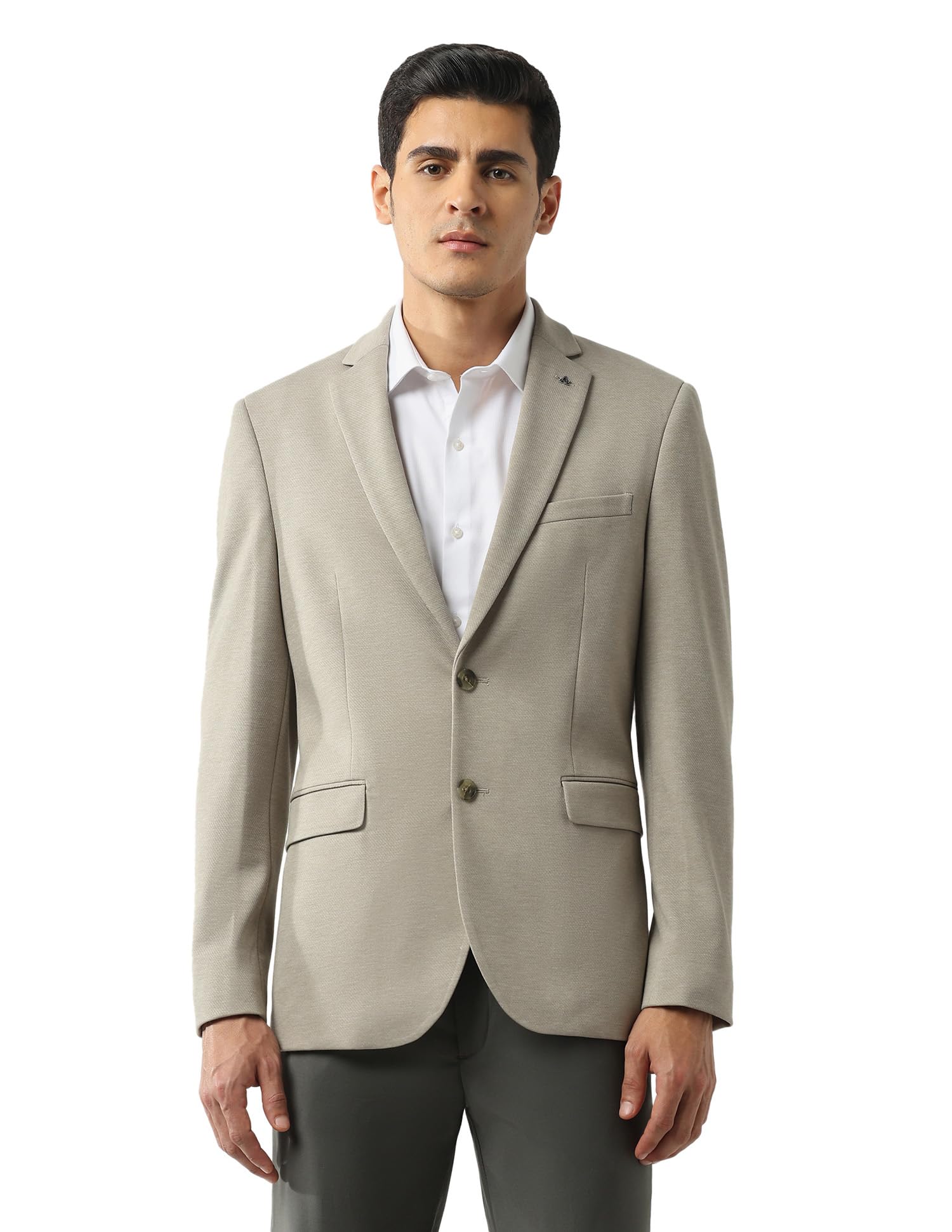 arrow Men's Zero Calorie Slim Fit Textured Blazer-picture-26