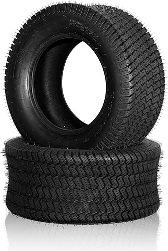 2 neumáticos de 23 x 9.50-12 23 x 9.50 x 12 23 x 9.5-12 4 capas para cortacésped Go Kart