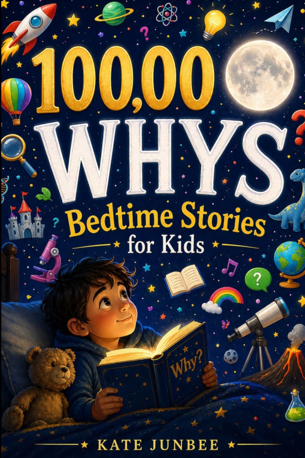 100000 Whys Bedtime Stories for Kids: Calm, Cozy Answers to Curious Questions for a Peaceful Night (Big Book of Whys)