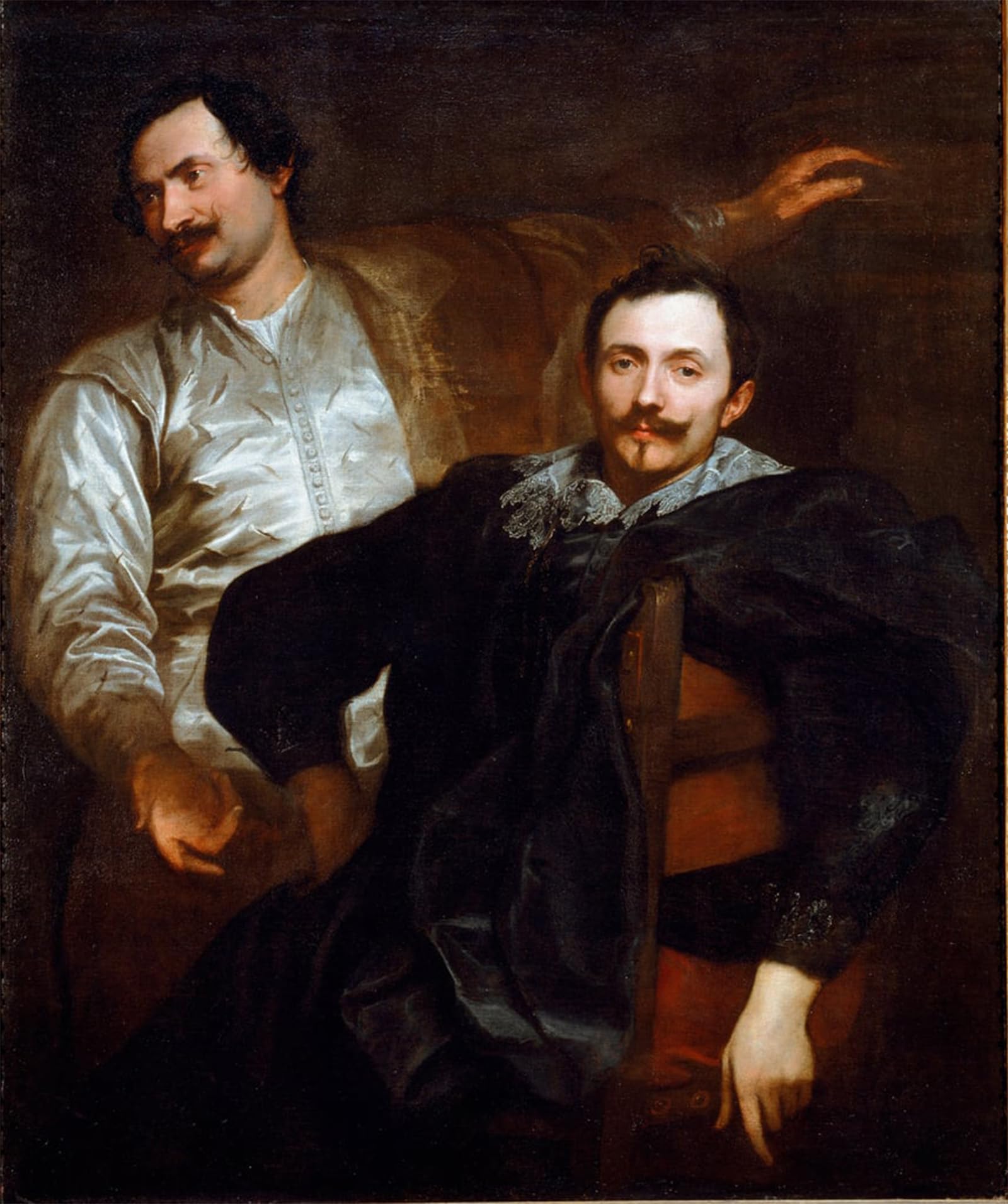 SERENDIPITP Aesthetic Poster Photo Wall Print Retro Picture Portrait of the Painters Lucas and Cornelis by Van Dyck Modern Wall Artwork for Home Decor 60x90cm