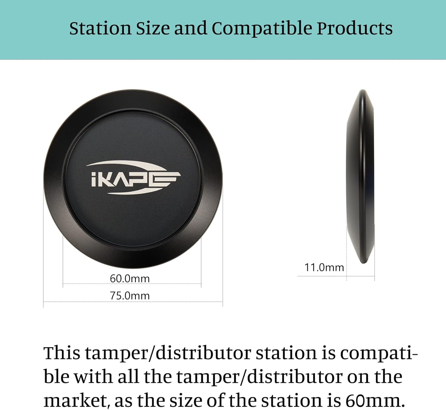 Buy IKAPE Espresso Tamper Distributor Base, Coffee Tamper Base