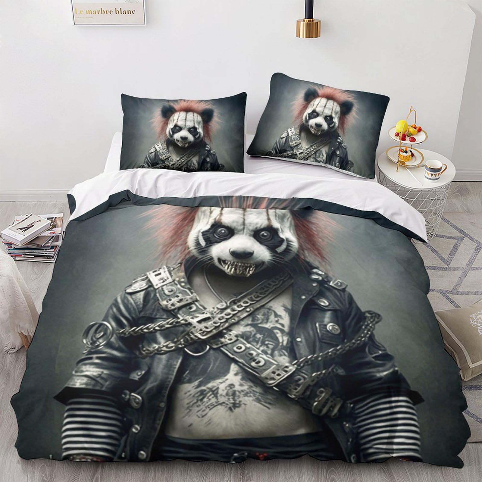 Housse de couette Hip Hop Panda : transformez la chambre de votre ado avec ce set King