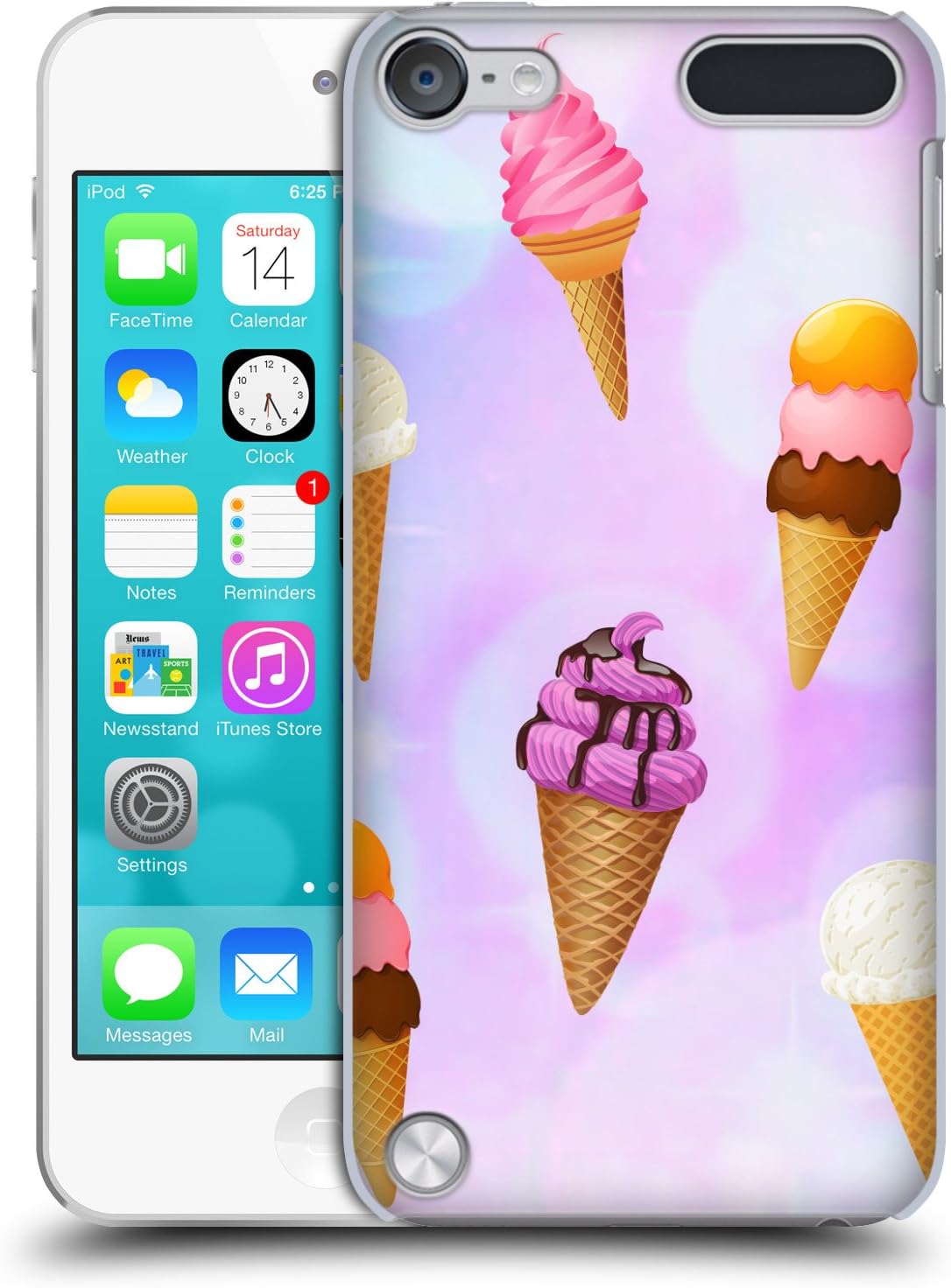 Amazon オフィシャル Haroulita アイスクリーム パターン ハードバックケース iPod Touch 5th Gen