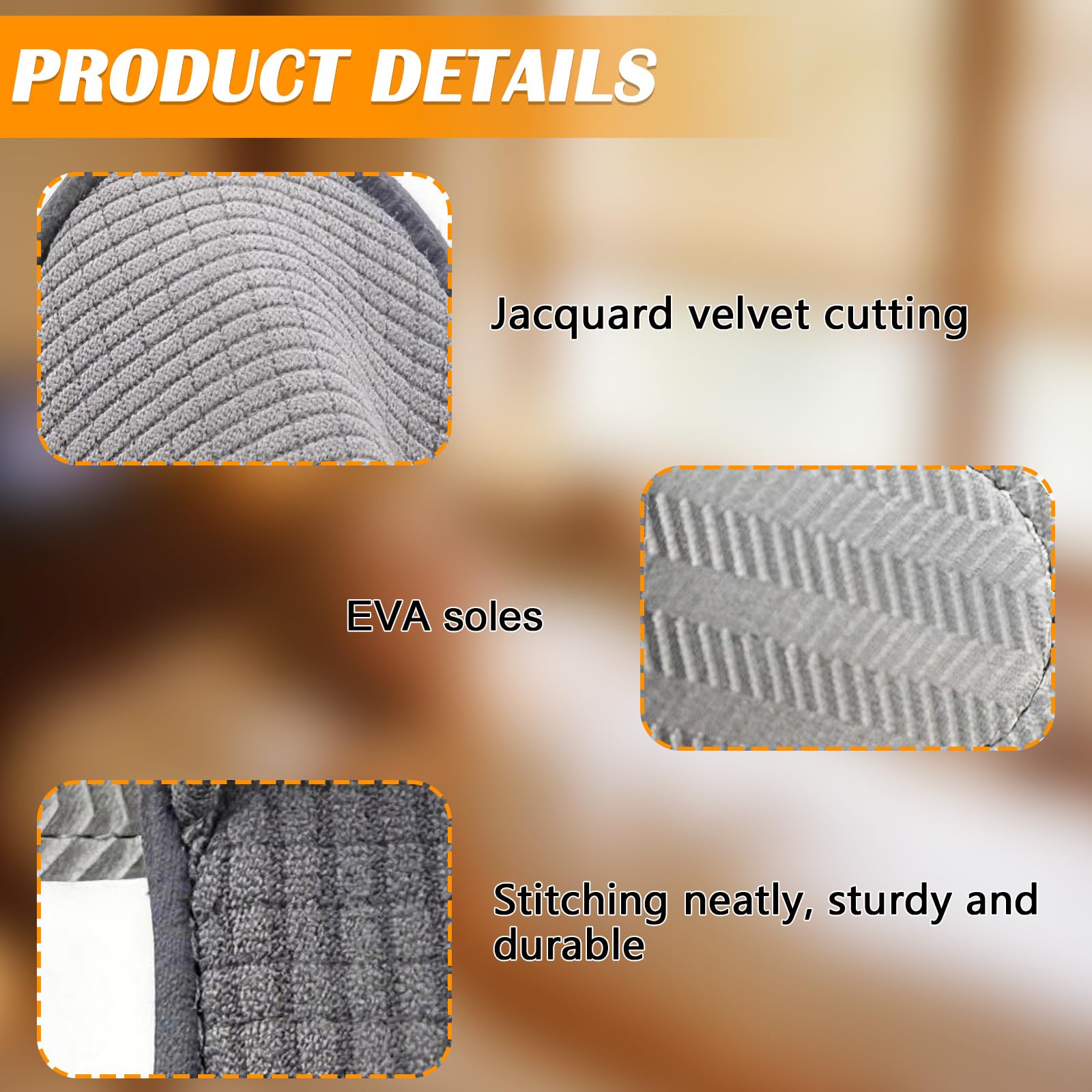 10 paia di pantofole in tessuto non tessuto corallo: 29 × 11,5 cm, suola antiscivolo, pantofole spa, lavabili per casa, camera da letto, bagno, interni, hotel o uso commerciale