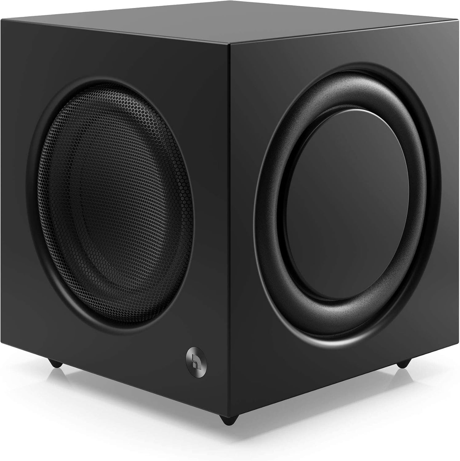 Audio Pro SW-10 Powered Subwoofer Speaker | 8” Woofer, 33-120 Hz, 200W Subwoofer Amplifier, Powered Bass Speaker for Home Theater Audio & Surround Sound System | RCA Cable Input | Black
