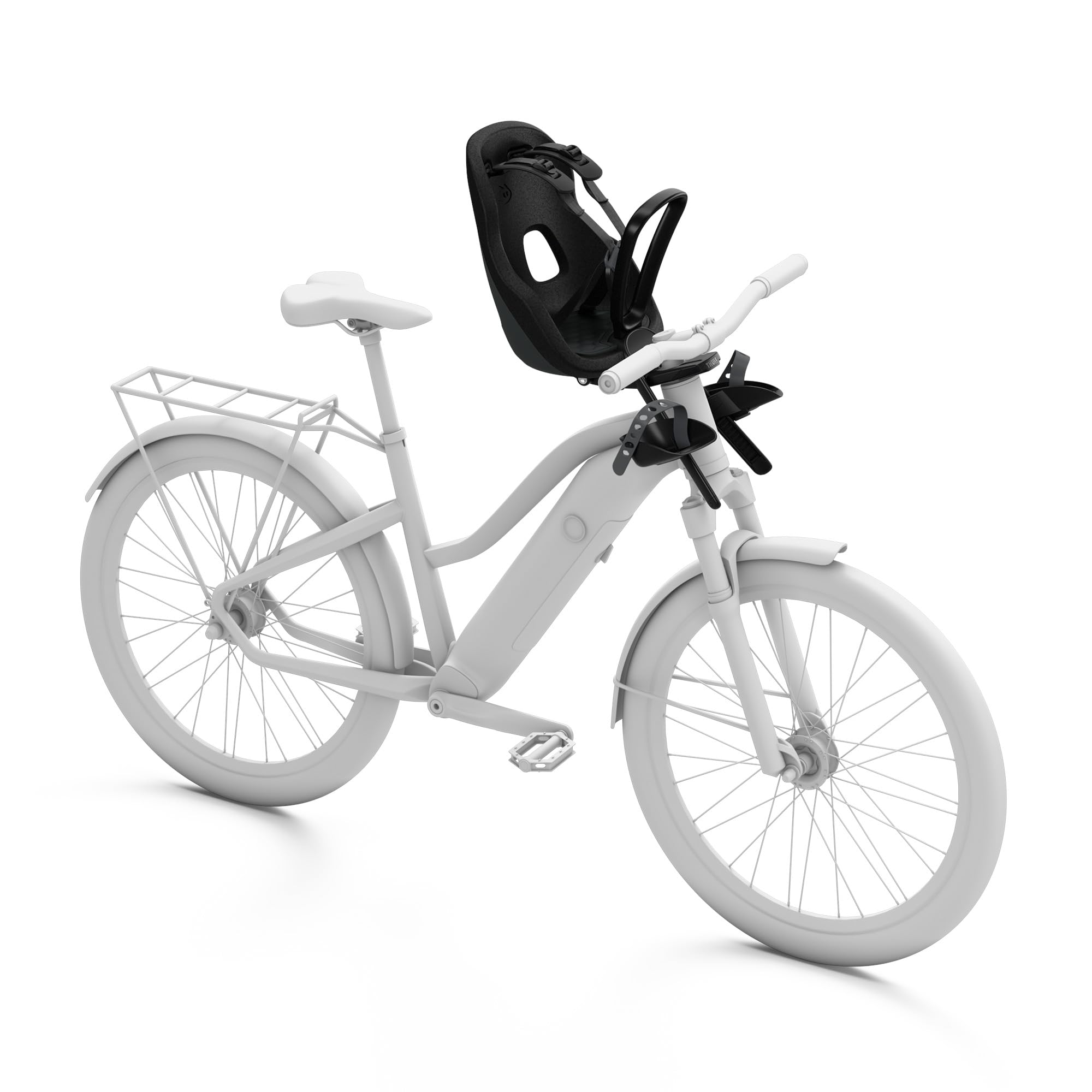 Thule Yepp Nexxt 2 Mini Front-fahrradkindersitz Midnight Black, One-Size