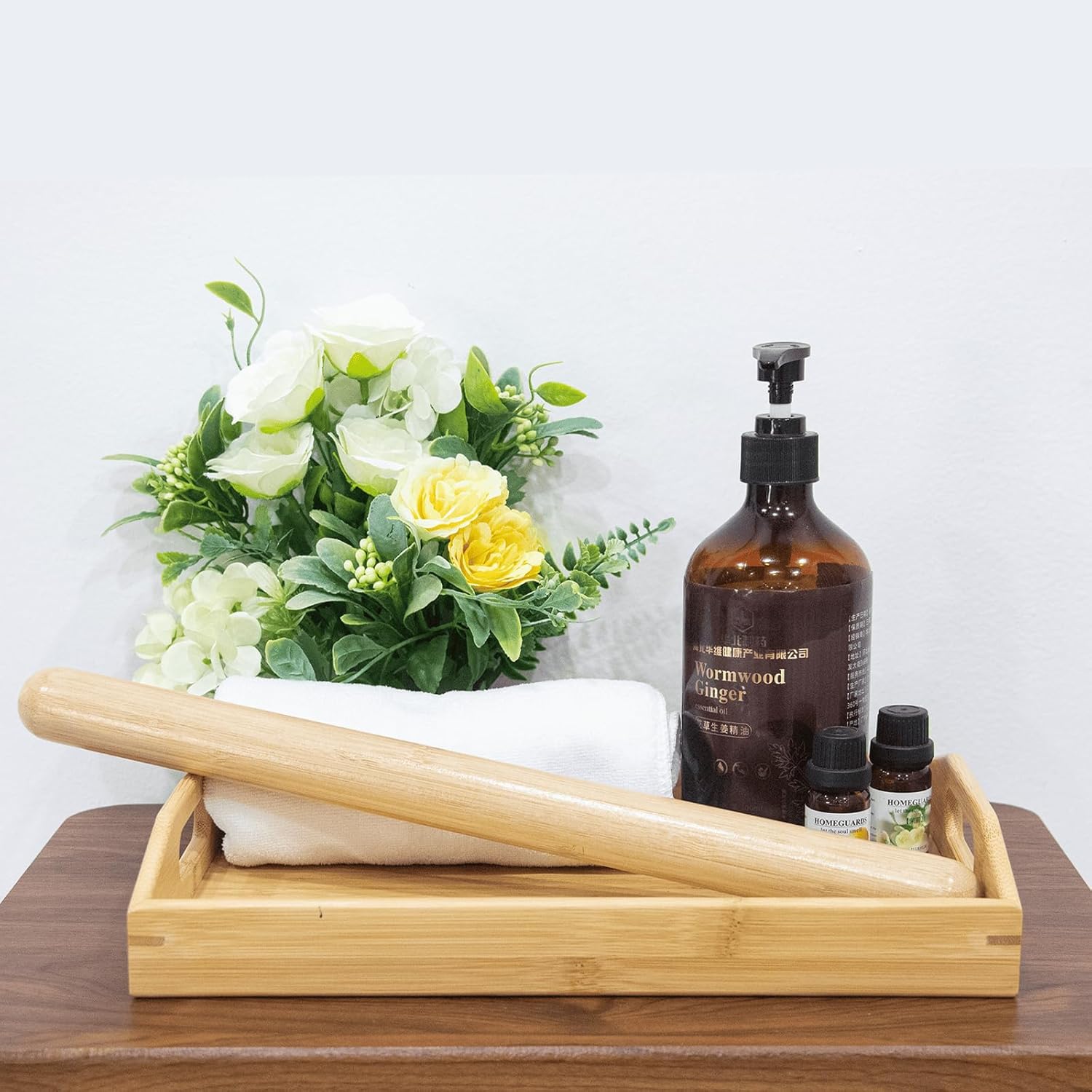 Bamboo Massage Stick - Body Shaping Roller, Guasha Massage Tool for Relaxing Muscles - Image 9