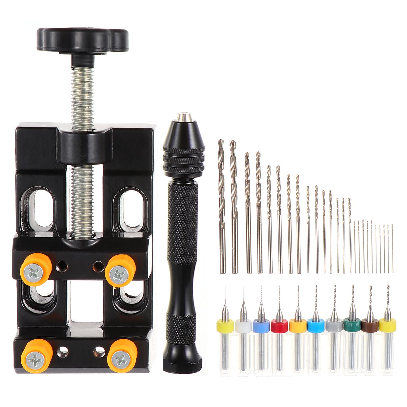 Kit perçage manuel Vaguelly 37 pièces en acier carbone durable