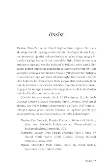 Phaidon - Ruh Üzerine