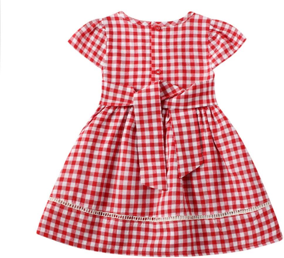 Toddler Little Girl Summer Dress Sleeveless Cotton Casual Flower Shirt Playwear Jumper Skirt Sundress - Image 5