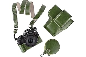 Canon R50 Retro PU Leather Protective Case