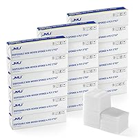 Vista 23 de JMU Almohadillas de gasa, 3000 almohadillas de gasa de 2 x 2, esponjas de gasa no tejidas de 4 capas, gasa multiusos