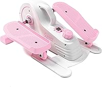Vista 12 de Sunny Health & Fitness - Máquina elíptica con pedal para usar debajo del escritorio, ejercitador de piernas con resistencia ajustable