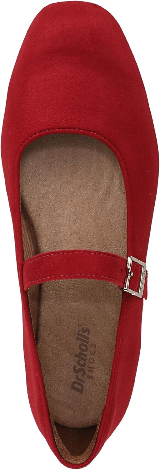 Dr. Scholl's Women's Wexley Mary Jane Flat, Scarlet Red, 8.5 - Image 5