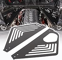 Vista 12 de Cubierta de panel de bahía de motor compatible con Chevrolet Corvette C8 2020-2023, cubiertas de motor traseras de aleación de aluminio, protectores