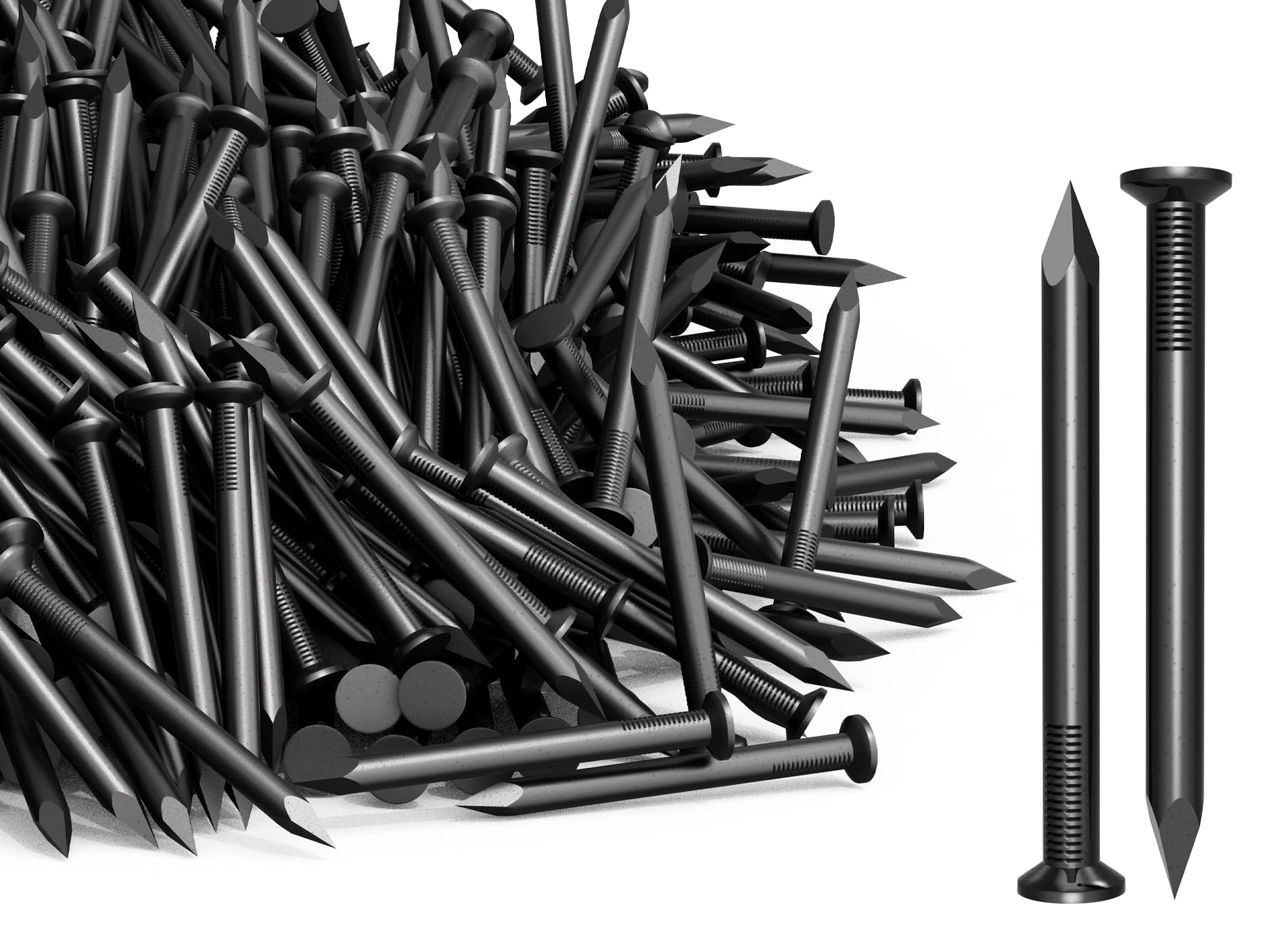 150 Stück Stahlnägel 30mm - Hochfeste Bildernägel Für Beton & Holz