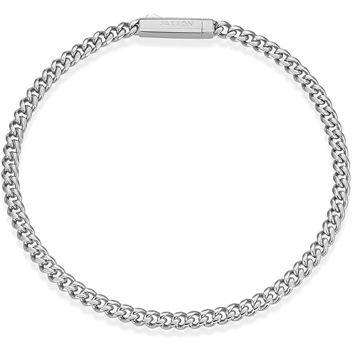 JAXXON Cuban Link Men's Bracelet - Box Clasp