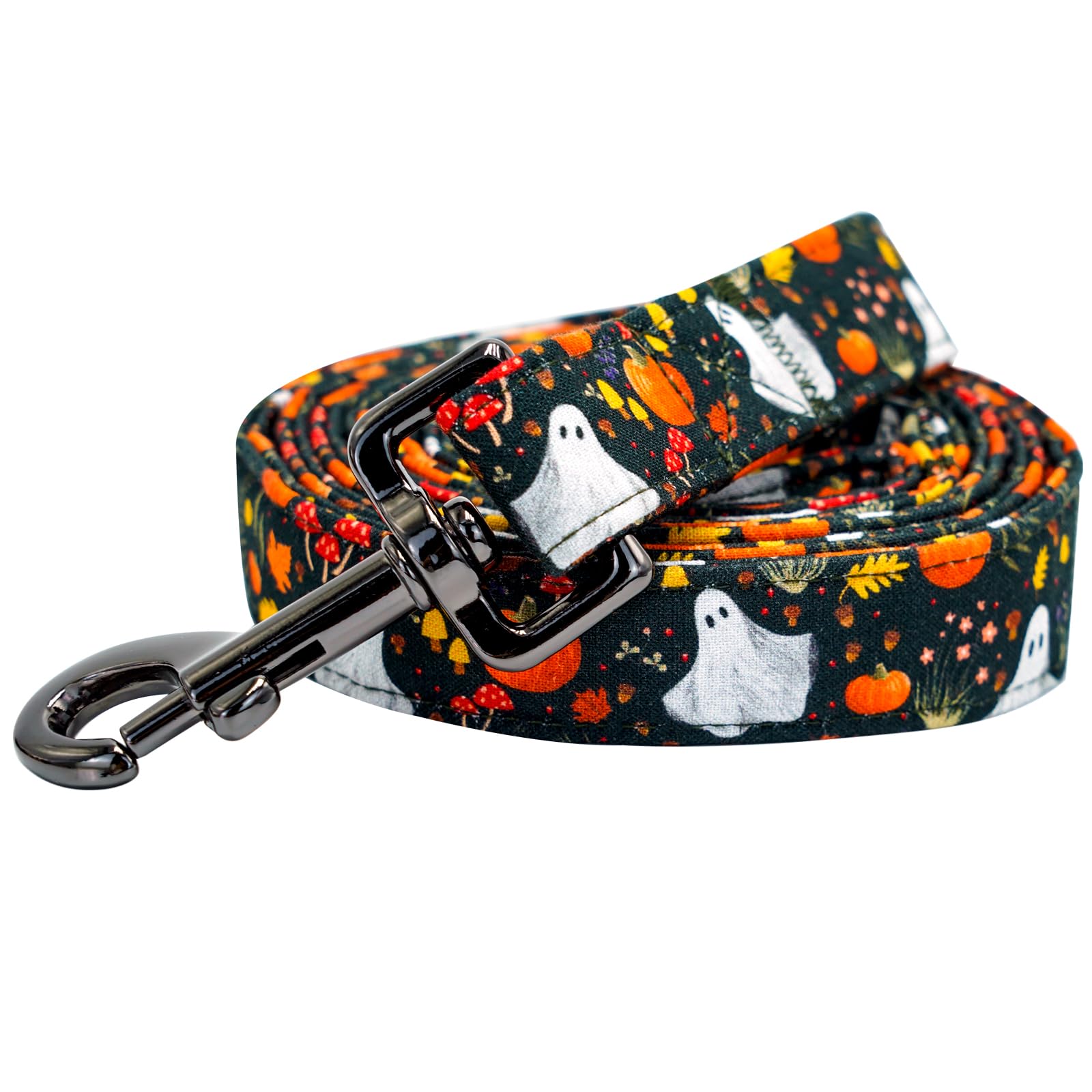 Elegant little tail Dog Leash, Halloween Pet Leashes Pumpkin Female or Male Durable Cotton Leash Soft Handle Pet Puppy Leashes for Small Medium Large Dogs — image 1
