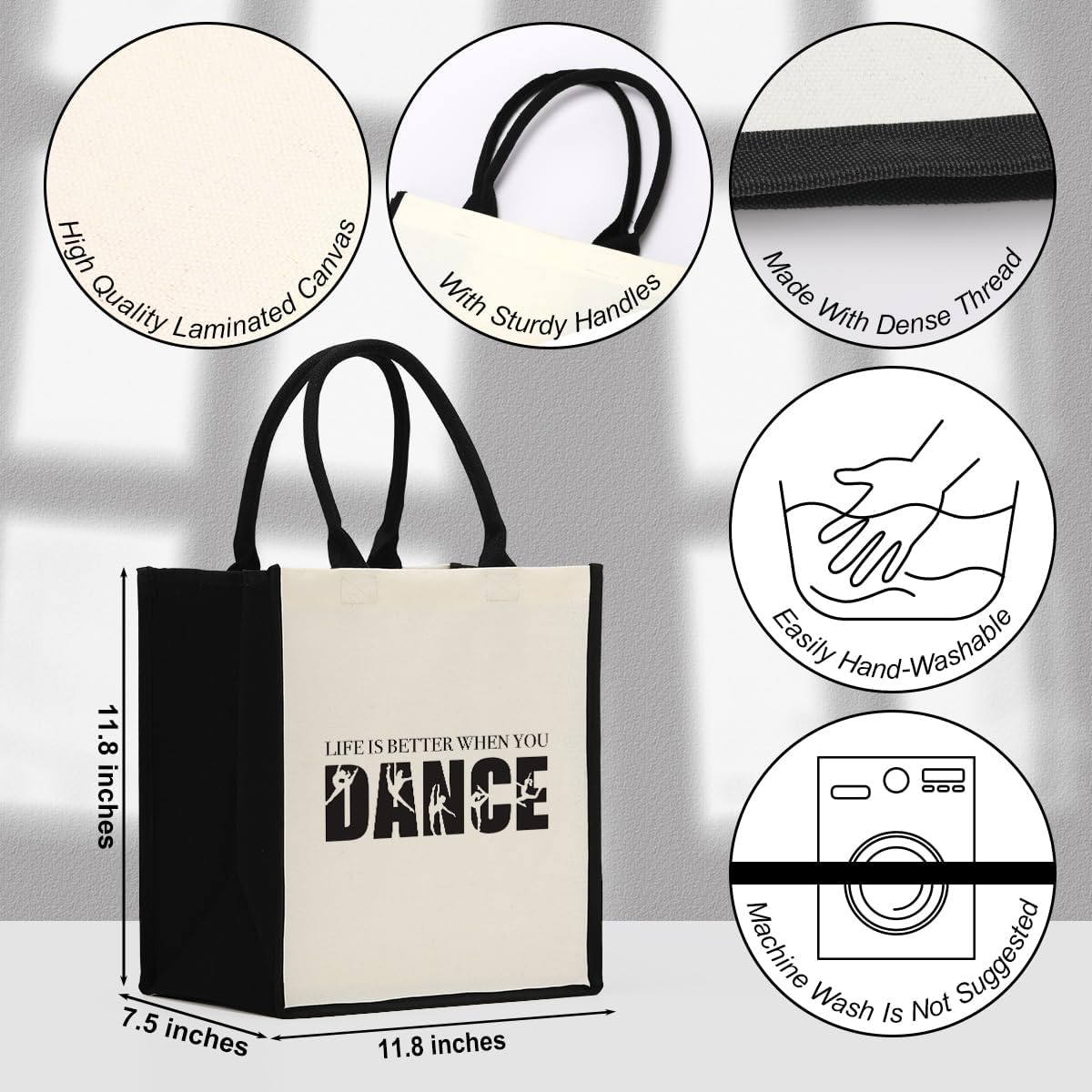 Personalized Tote for Women - Girls Weekend Cheaper Beach Canvas Bag, Funny Weekender for Girls Trip - Image 4