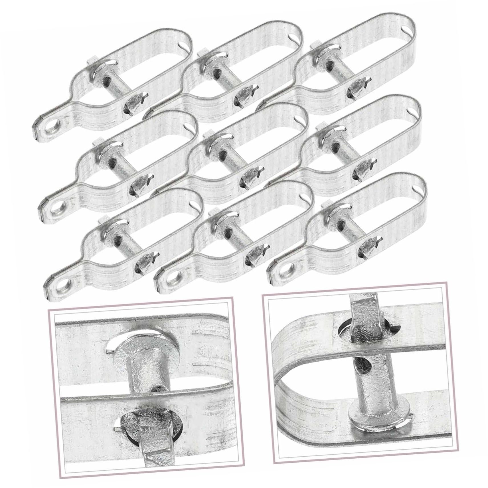 10 Pièces Tendeur de Câble Acier Lot de Tendeurs pour Ajustement de Tension Accessoire pour Clôtures et Câbles