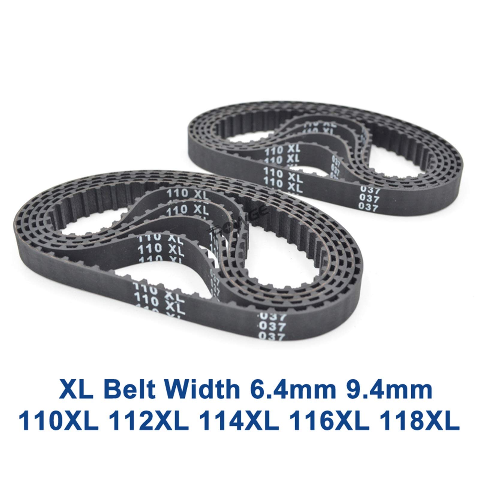Temhyu Shuxiang-Cinghia di distribuzione XL Cintura in Gomma a Circuito Chiuso in Gomma, XL68-88, Larghezza 10mm, Cinture di Guida Pitch 5.08mm Cinghia sincrona Premium