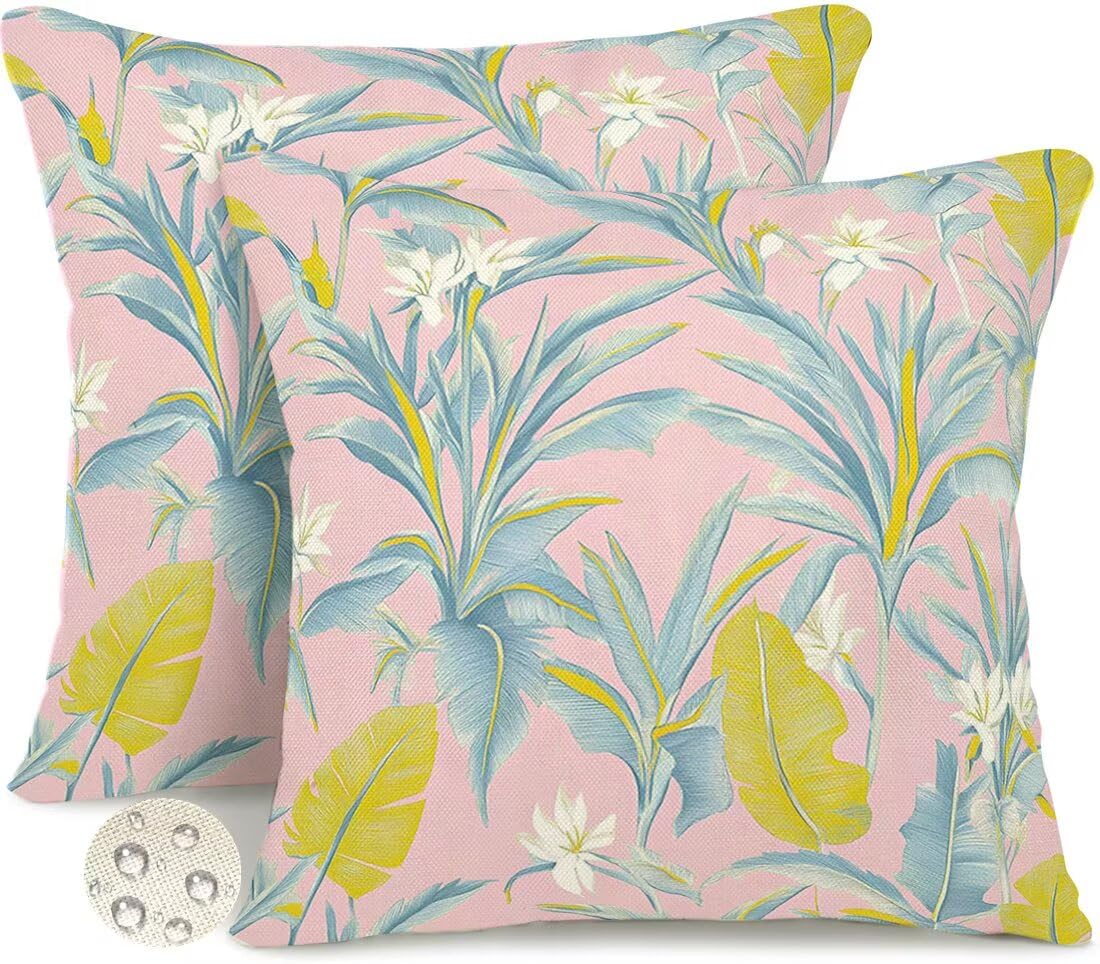 Housse de coussin 60x60 cm exterieur pour renover un canape de jardin colore et propre