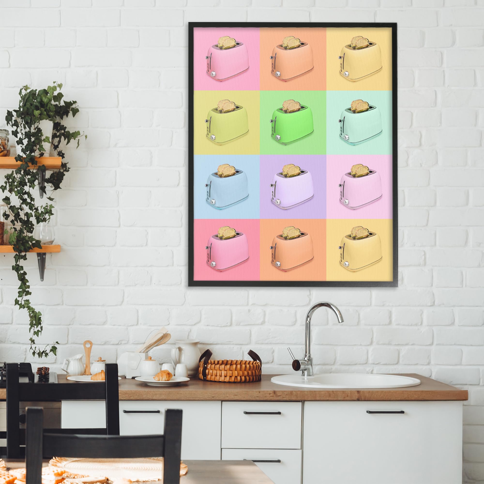 'Golden Disco Tostapane Collage' | Giclée Art