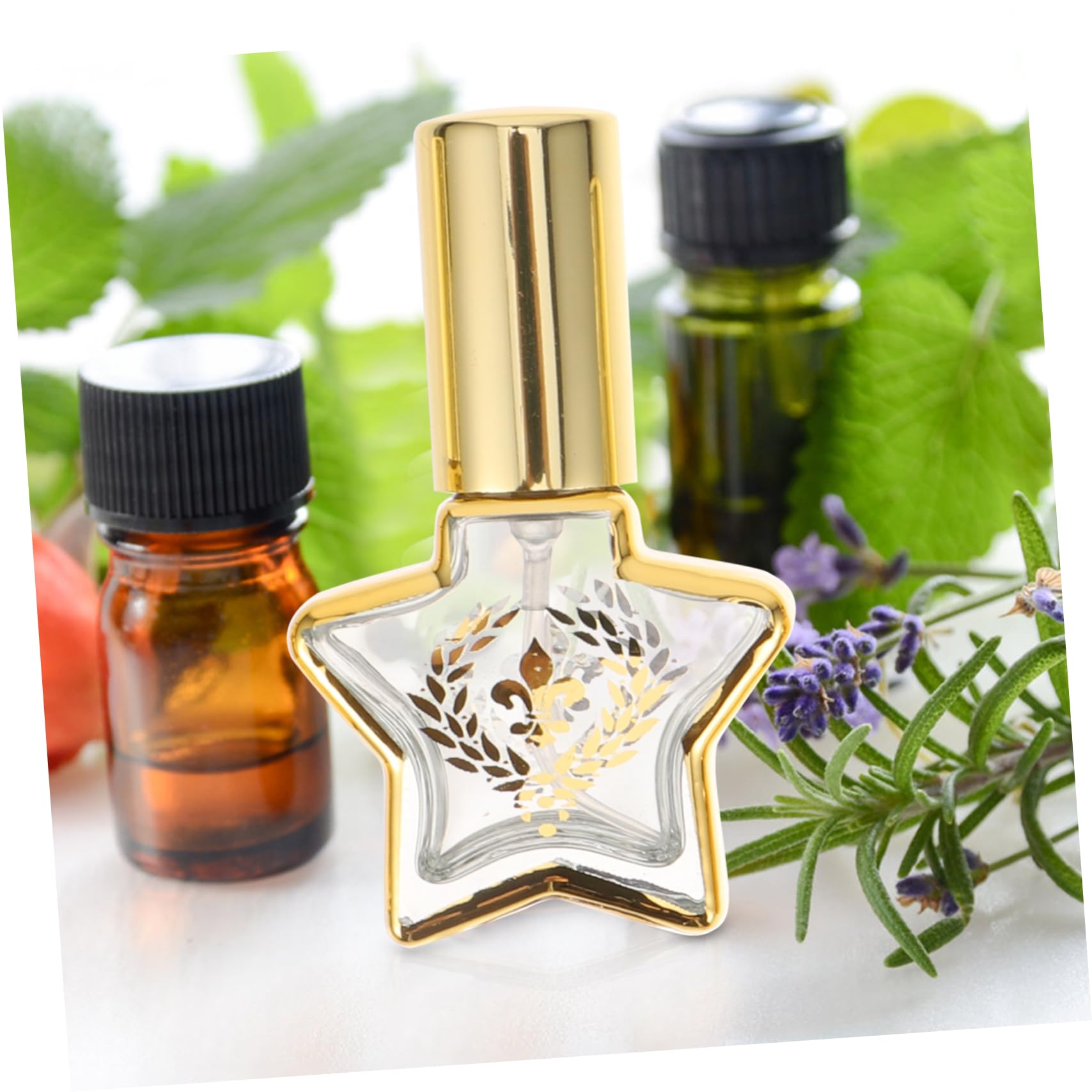 Amazon.co.jp: OFFIGAM 4個空のミニ香水瓶 ガラス製 スプレー式