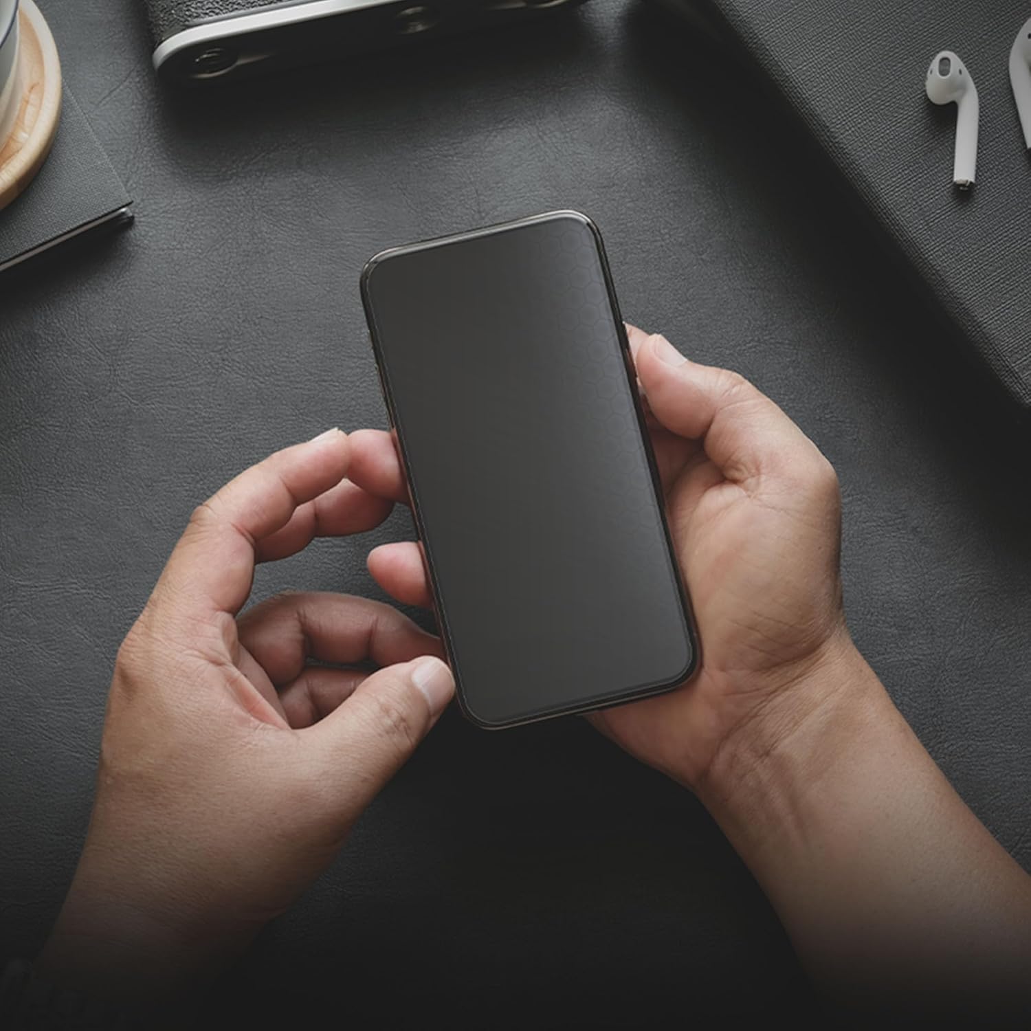 BodyGuardz Apex Privacy Compatible with iPhone 16 Pro Max Screen Protector - 2-Way Privacy With Impact Technology - 9H Hardness Tempered Glass - Easy Install - Case Friendly - Image 5