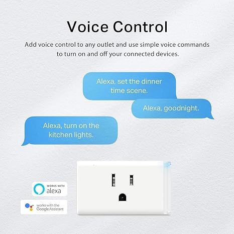 Kasa Smart Plug HS103P3, Wi-Fi Outlet Works with Alexa, 3-Pack