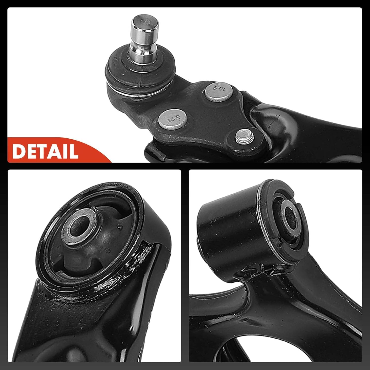 A-Premium 2 x Front Lower Control Arm with Ball Joint and Bushing, Compatible with Hyundai Santa Fe 2015-2018, Santa Fe XL 2015-2019