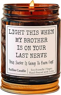 Sister in Law Gift, Funny Sister in Law Candle, Gift for New Sister in Law, Bridal Shower Gift for Sister in Law, Gag Gift for Sister in Law Funny Gift, 4Oz 9Oz Amber Candle 9 Scents