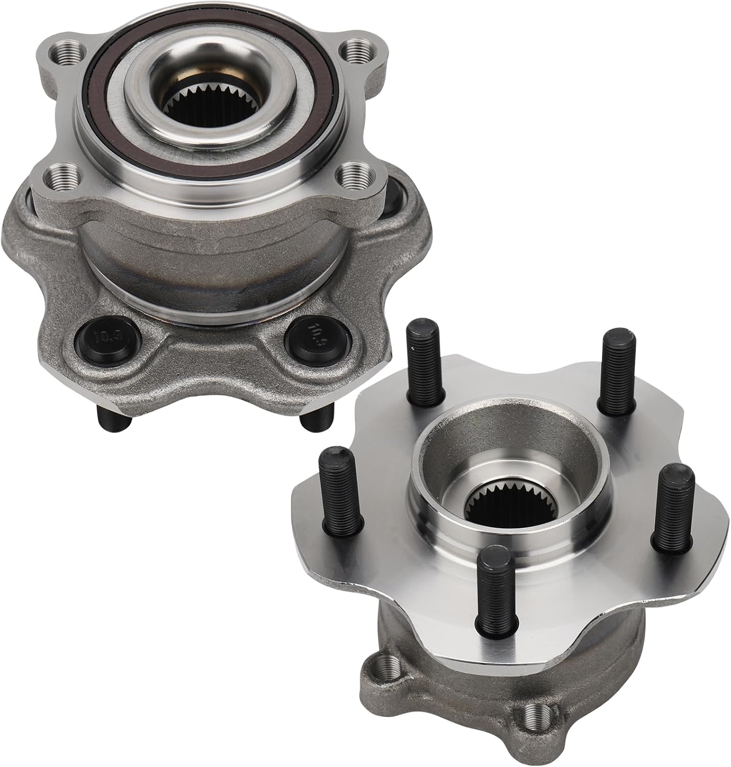 DRIVESTAR 512363 AWD Rear Wheel Hub & Bearing Assembly fits for Nissan Murano 2003 04 05 06 2007(5 Lugs w/ABS)(Pair)