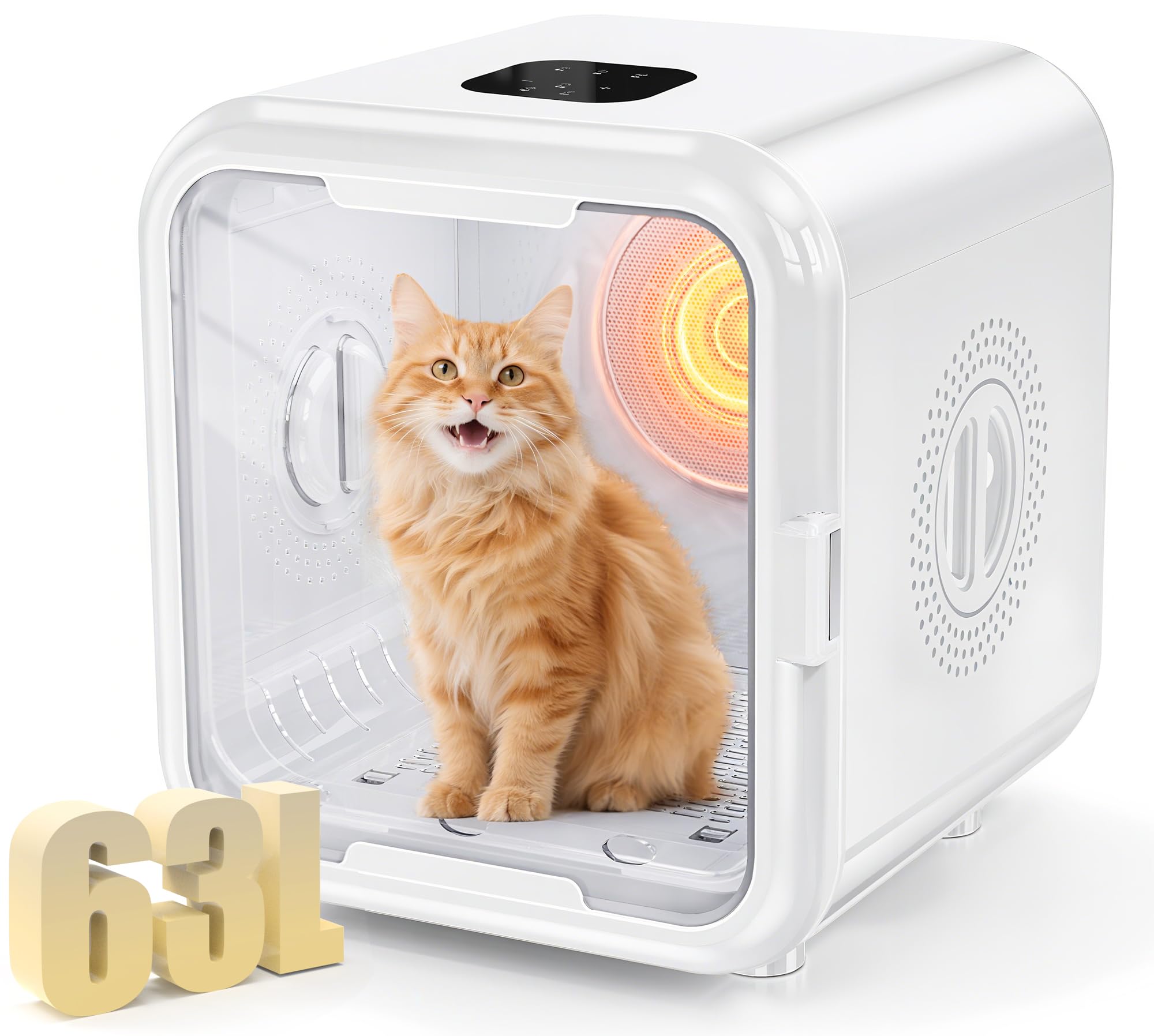 ✨大特価✨ペットドライルーム AOHDM ペットドライヤー　63L大容量 犬猫 Amazon | 【Amazon.co.jp限定】 ペットドライルーム AOHDM